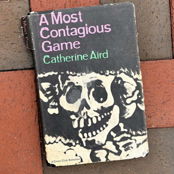 Other - 1967 A Most Contagious Game Book Club Edition Skull Skeleton Crime Mystery